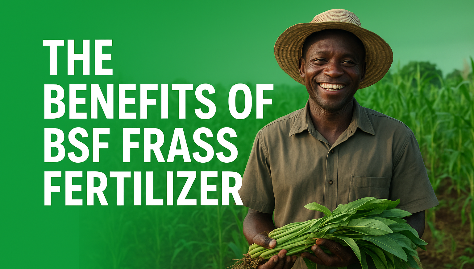 Healthy crop and farmland from BSF Frass Fertilizers | AGmart
